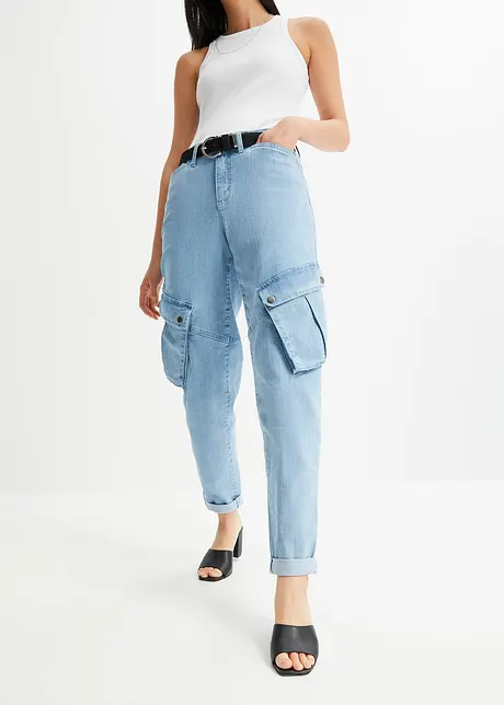 Jean cargo coupe Barrel, RAINBOW