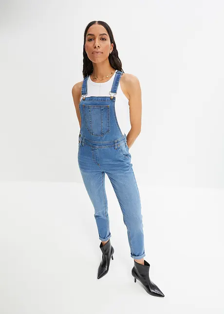 Salopette en jean ample, Boyfriend, bonprix
