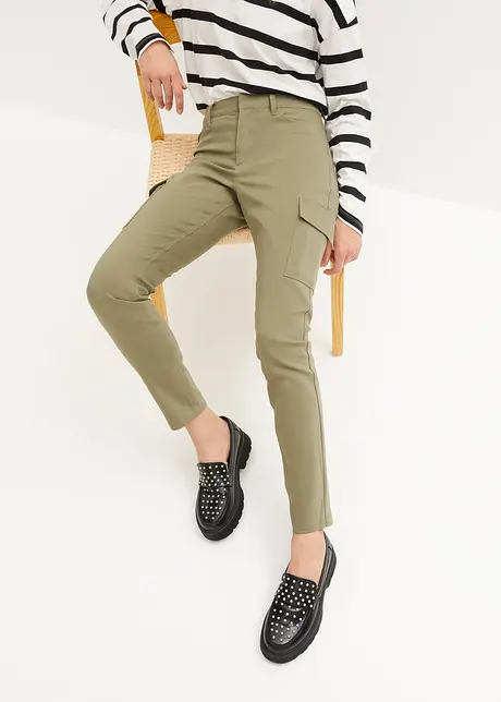Pantalon cargo Skinny taille haute, RAINBOW