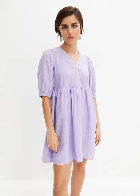 Robe tissée évasée avec manches bouffantes, RAINBOW