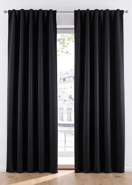 Rideau occultant (1 pce), taille normale et XXL, bonprix