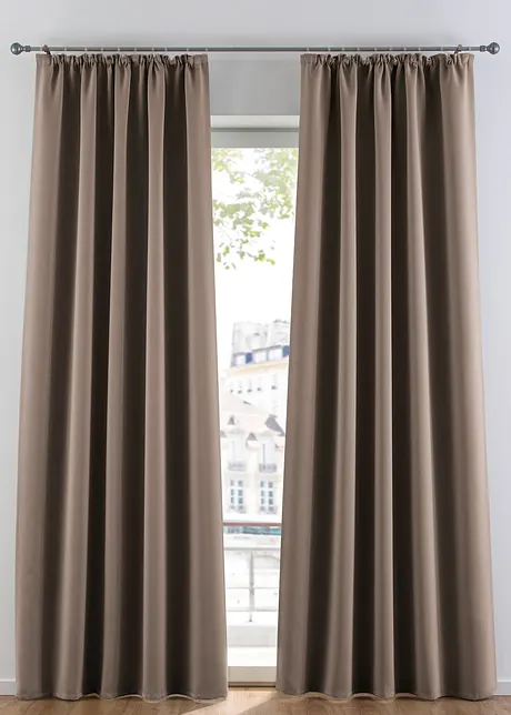 Rideau occultant (1 pce), taille normale et XXL, bonprix