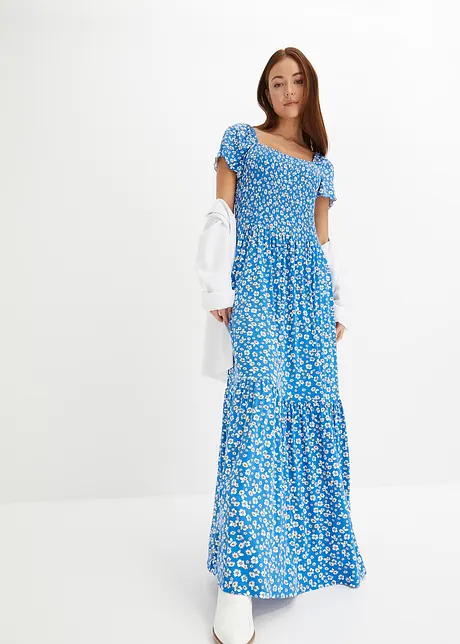 Robe longue imprimée en viscose, bonprix