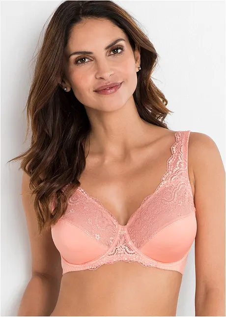 Lot de 2 soutiens-gorge à armatures avec dentelle, bonprix