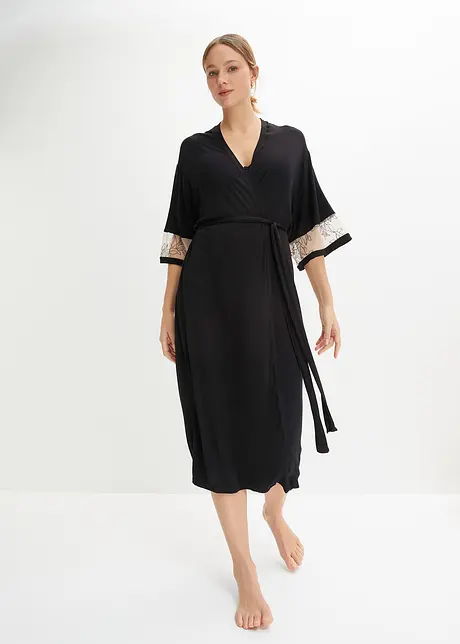 Long kimono en viscose, bonprix