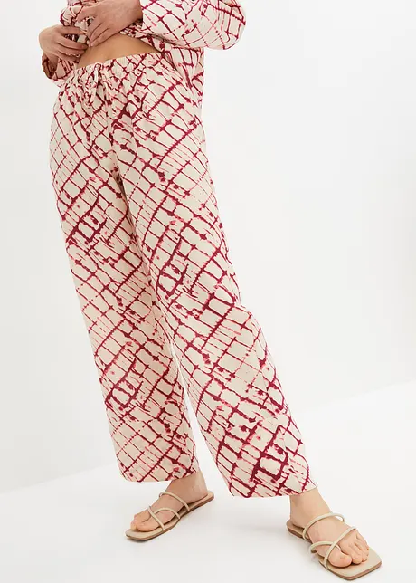 Pantalon ample avec imprimé, bonprix