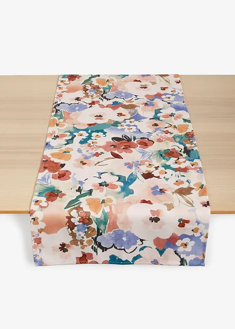 Chemin de table avec imprimé fleurs, bpc living bonprix collection