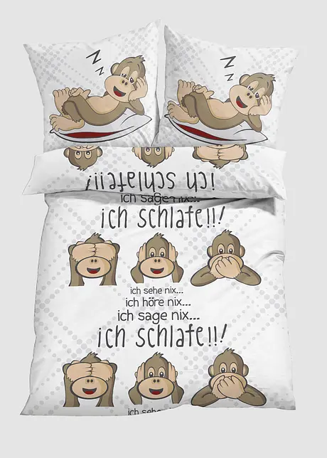 Parure de lit Singe, bonprix