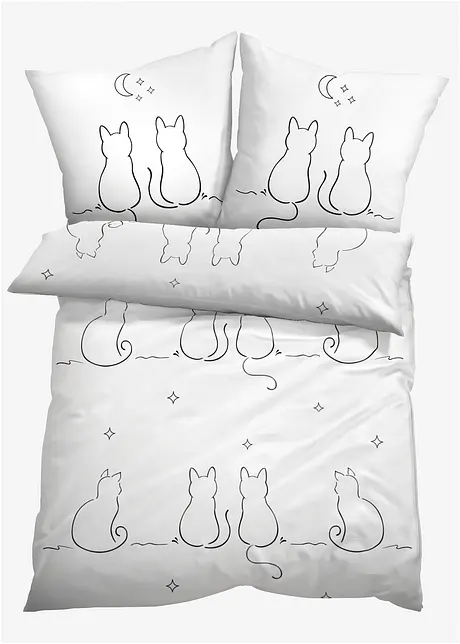 Parure de lit avec chats, bonprix