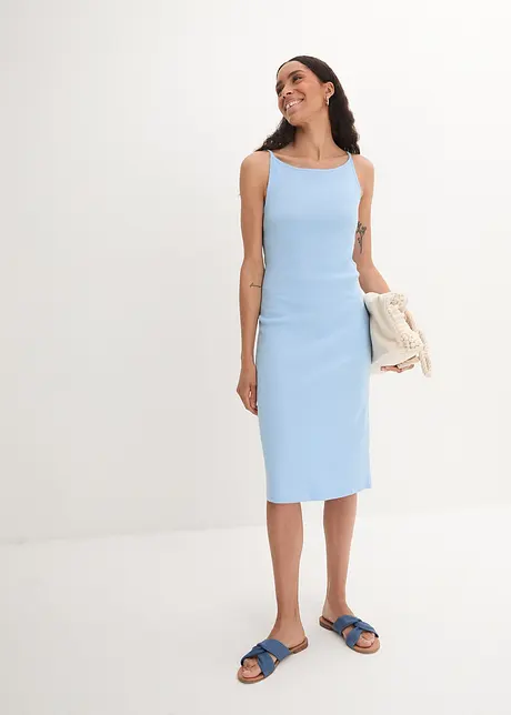 Robe  en jersey coton extensible, bonprix