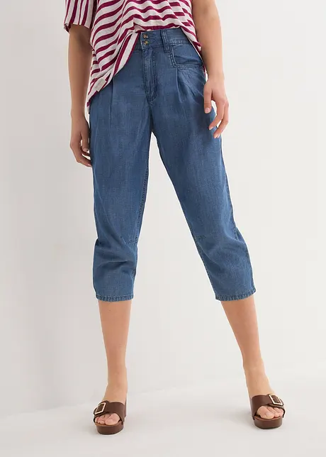 Jean 3/4, Wide Leg, taille normale, John Baner JEANSWEAR