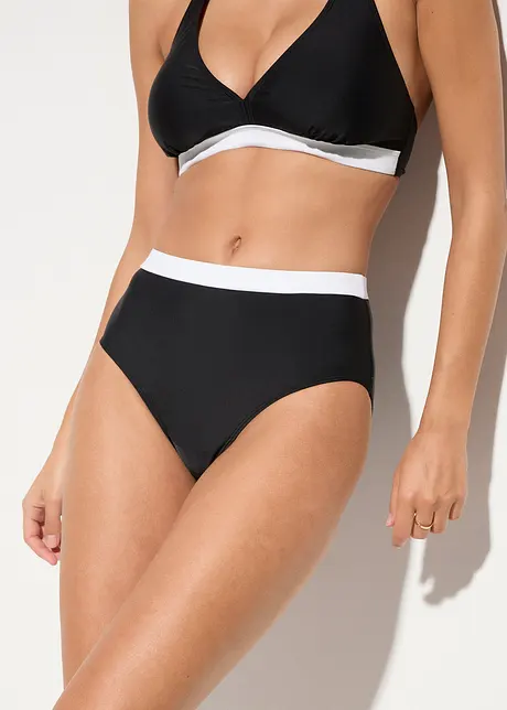 Bas de bikini taille haute en polyamide recyclé, bonprix