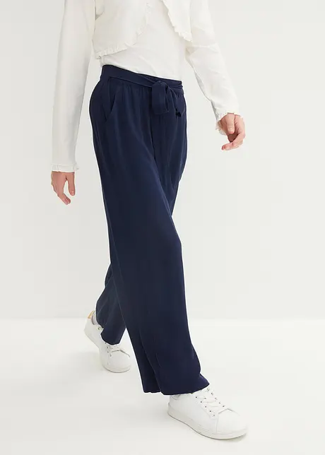 Pantalon palazzo en viscose douce, bonprix