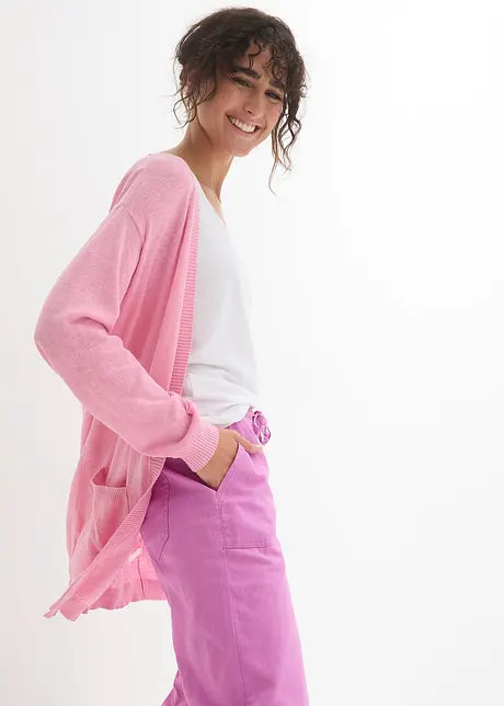 Gilet en fine maille de coton, bonprix