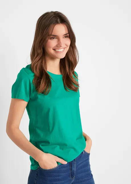 Lot de 5 T-shirts col rond, bonprix