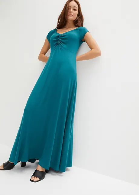 Robe longue à fronces, bonprix