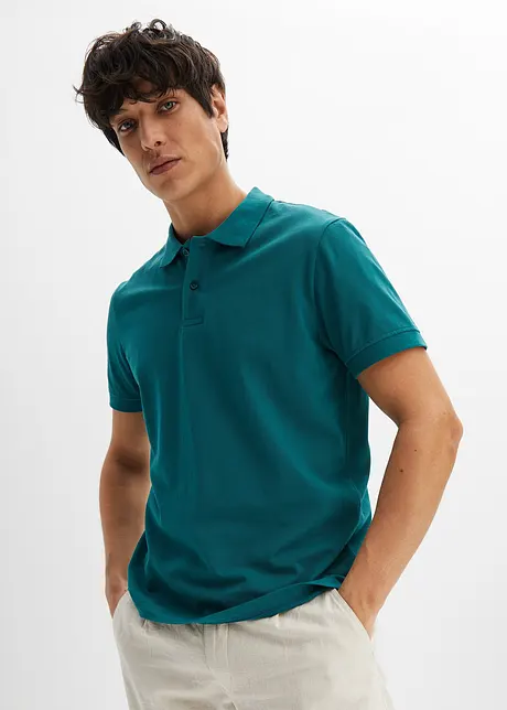 Polo en maille piquée 100% coton, bonprix