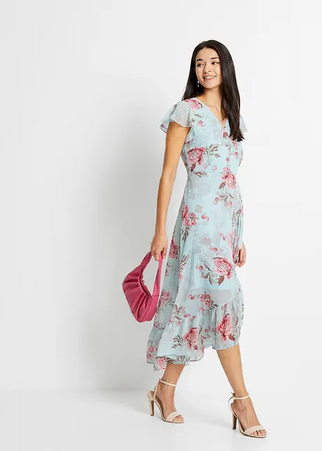 Robe en crêpe, bonprix