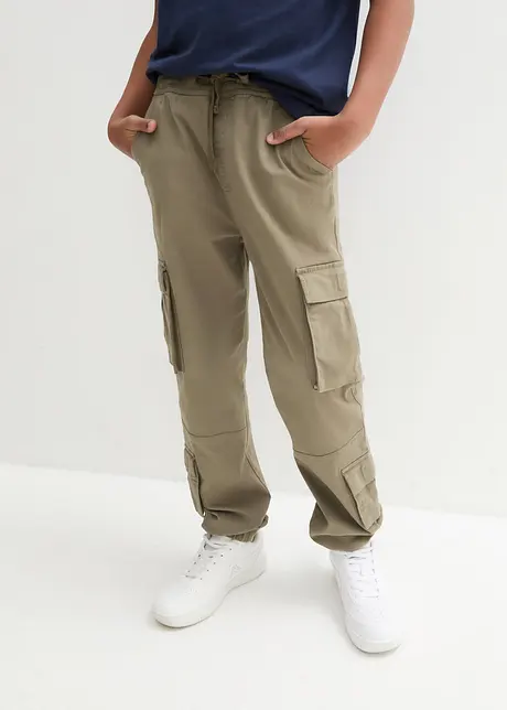 Pantalon cargo extensible, Regular, bonprix