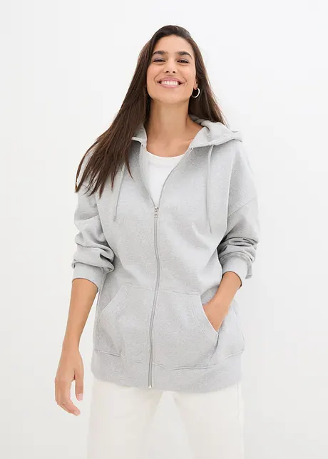 Sweat zippé à capuche, bonprix