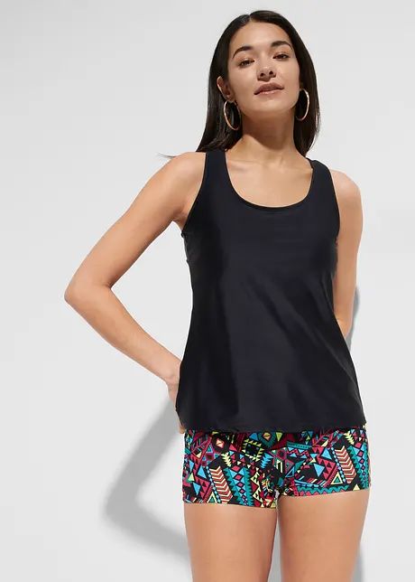 Tankini (ens. 3 pces) avec haut brassière, bonprix