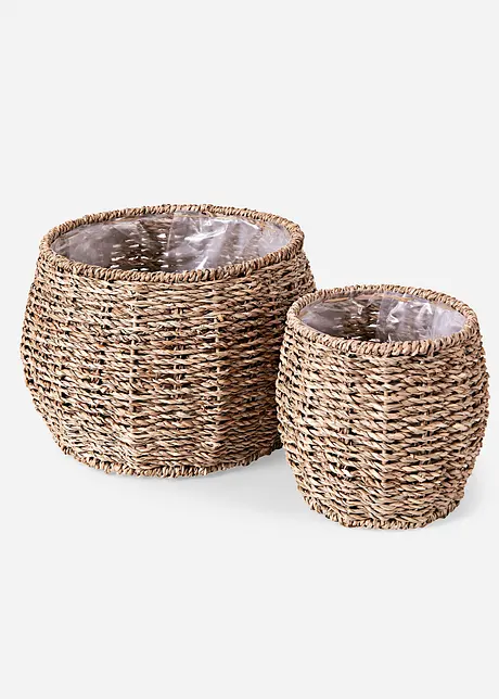 Set de paniers pour plante (2 pces), bonprix