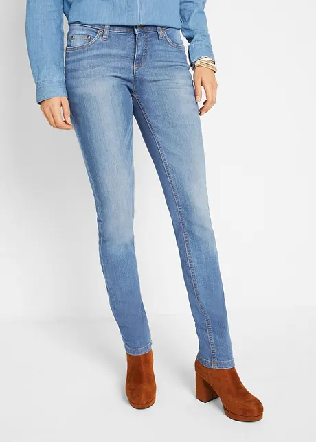 Jean Skinny taille moyenne, extensible, bonprix