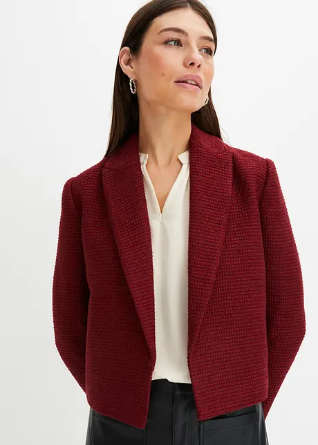 Blazer court aspect tweed, bonprix