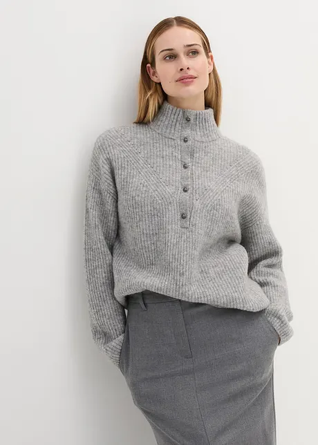 Pull en mélange laine et alpaga, bonprix