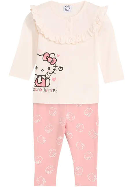 T-shirt manches longues et legging (ens. 2 pces) bébé Hello Kitty, bonprix