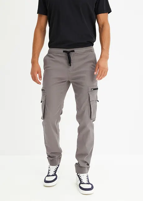 Pantalon extensible avec poches cargo, Regular, bonprix