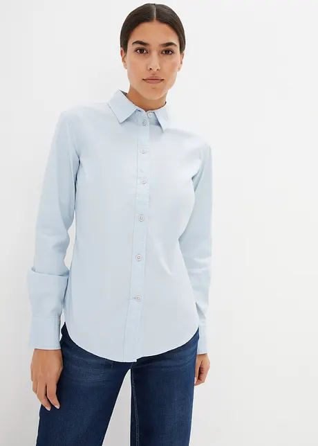 Blouse Oxford Essential, Slim Fit, bonprix