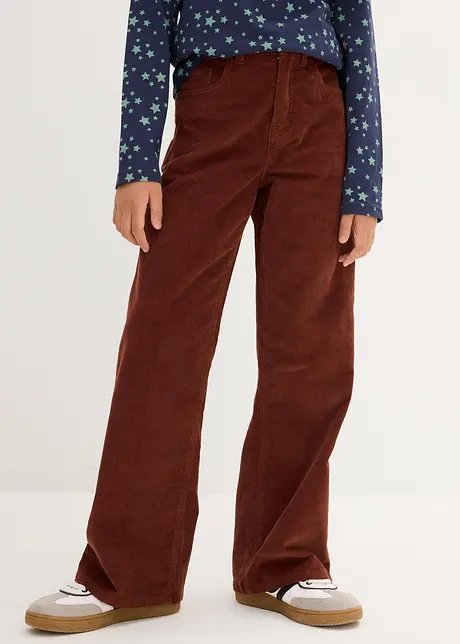 Pantalon en velours côtelé pour fille, Loose Fit, bonprix