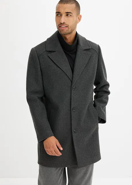 Manteau court avec teneur en laine, bonprix