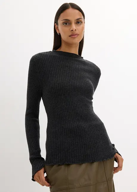 Pull en laine mérinos, bonprix