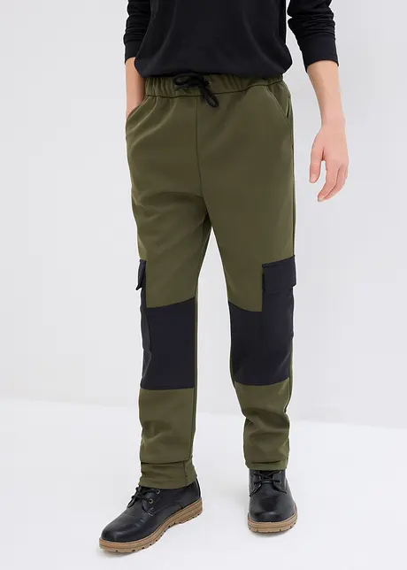 Pantalon softshell outdoor garçon, bonprix