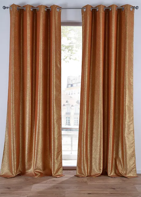 Rideau jacquard avec effet brillant (1 pce), bonprix