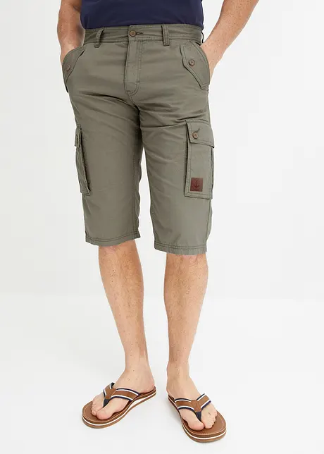 Bermuda cargo 100% coton, Regular, bonprix
