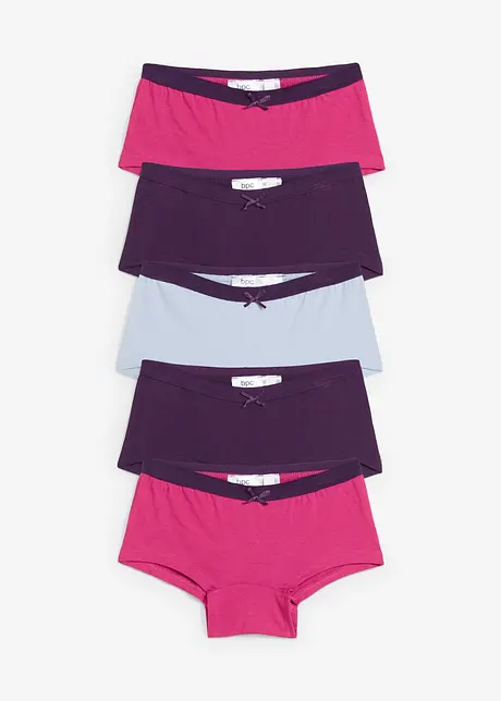 Lot de 5 pantys fille, bonprix