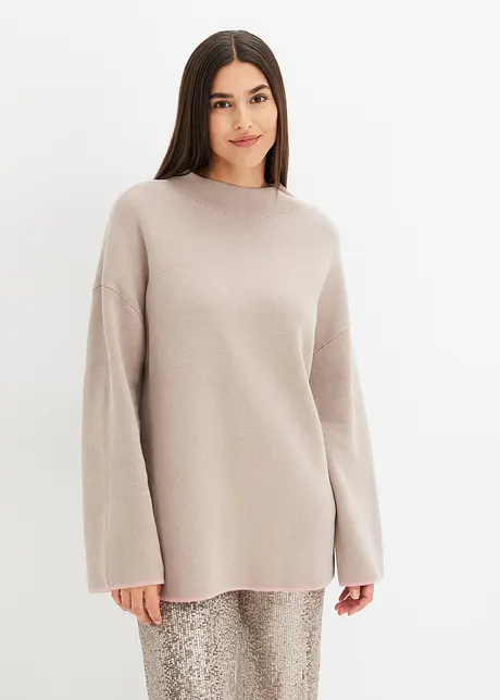 Pull réversible en fine maille, bonprix