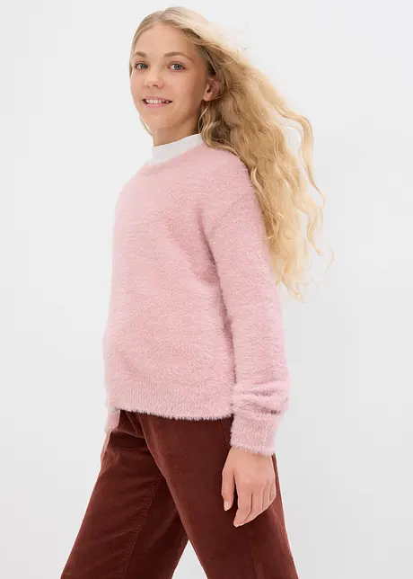 Pull fille en maille, bonprix