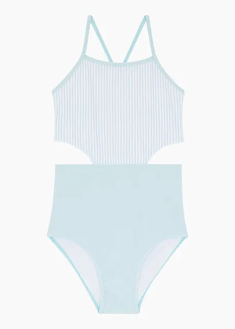 Maillot 1 pièce fille, bonprix