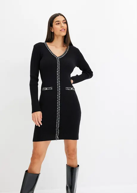 Robe en maille, bonprix