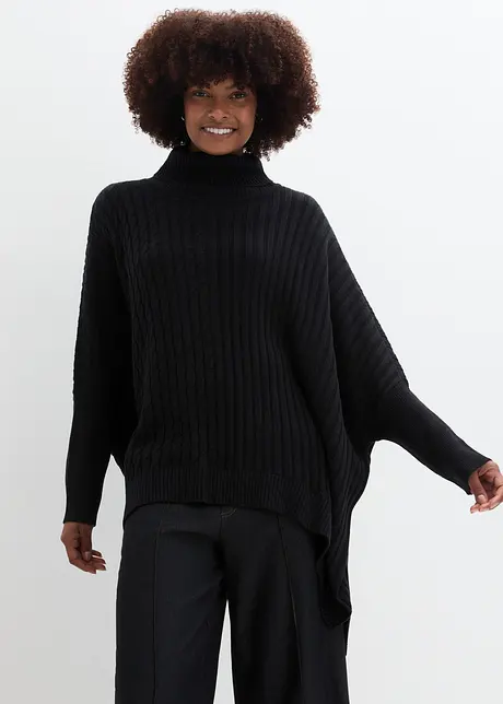 Pull poncho oversize, bonprix