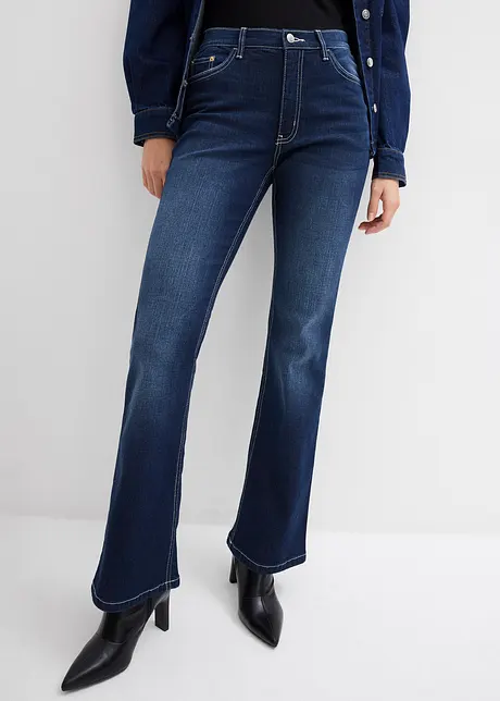 Jean extensible Bootcut, taille haute, bonprix