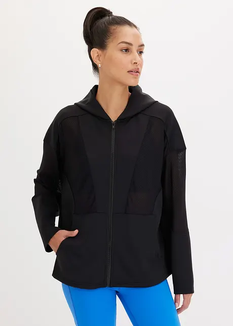 Veste de sport avec mesh, oversize, bonprix