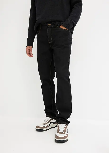Jean droit en denim non déformable, Regular, bonprix