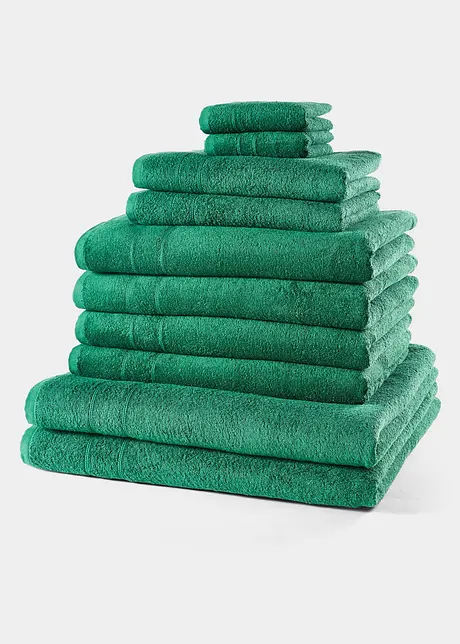 Serviettes de toilette (ens. 10 pces), bonprix