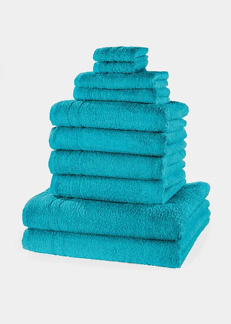 Serviettes de toilette (ens. 10 pces), bonprix