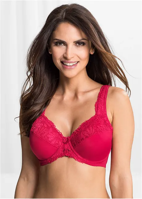Lot de 2 soutiens-gorge minimiseurs à bretelles rembourrées, bonprix